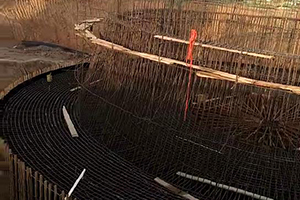 南昌砼烟囱新建施工现场