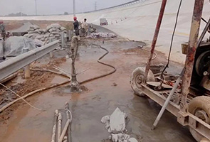 南昌公路钻孔施工